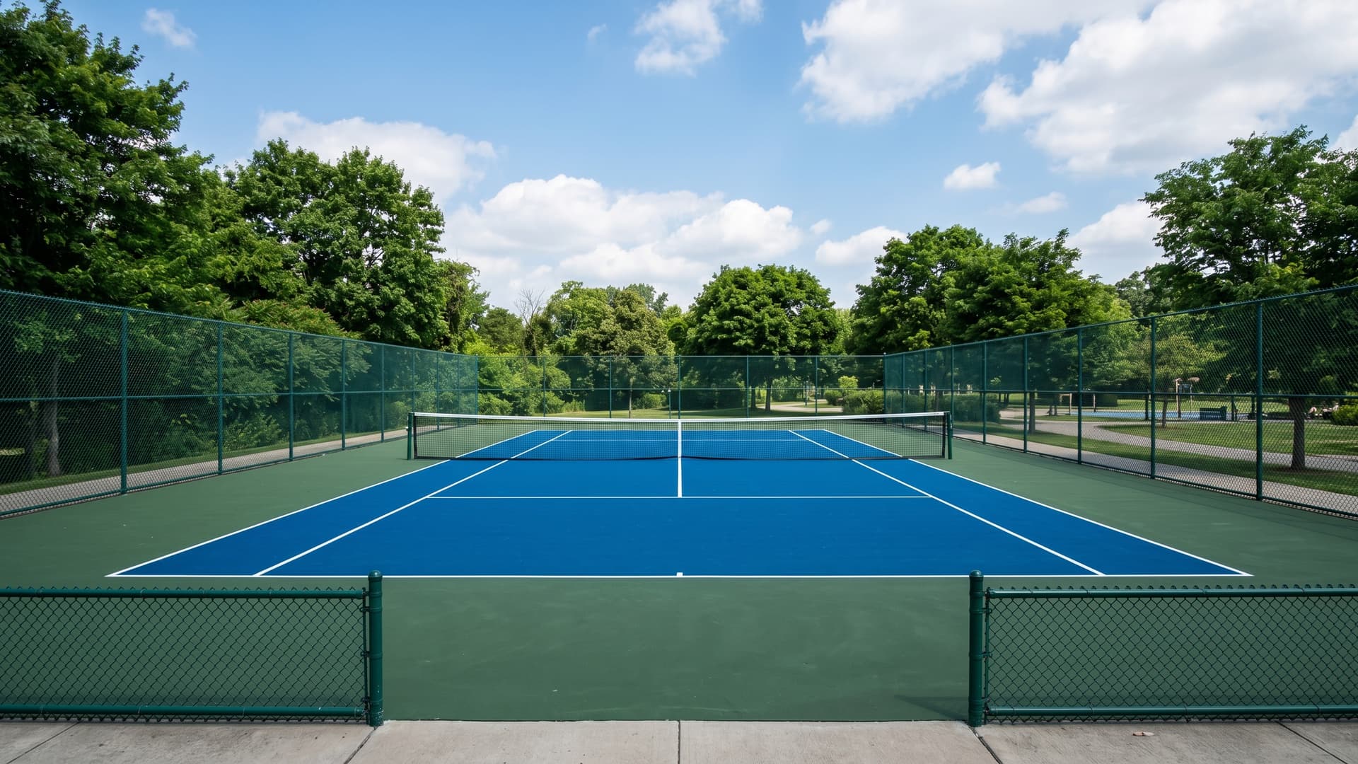 Main view of Outdoor Hard Court with Floodlights