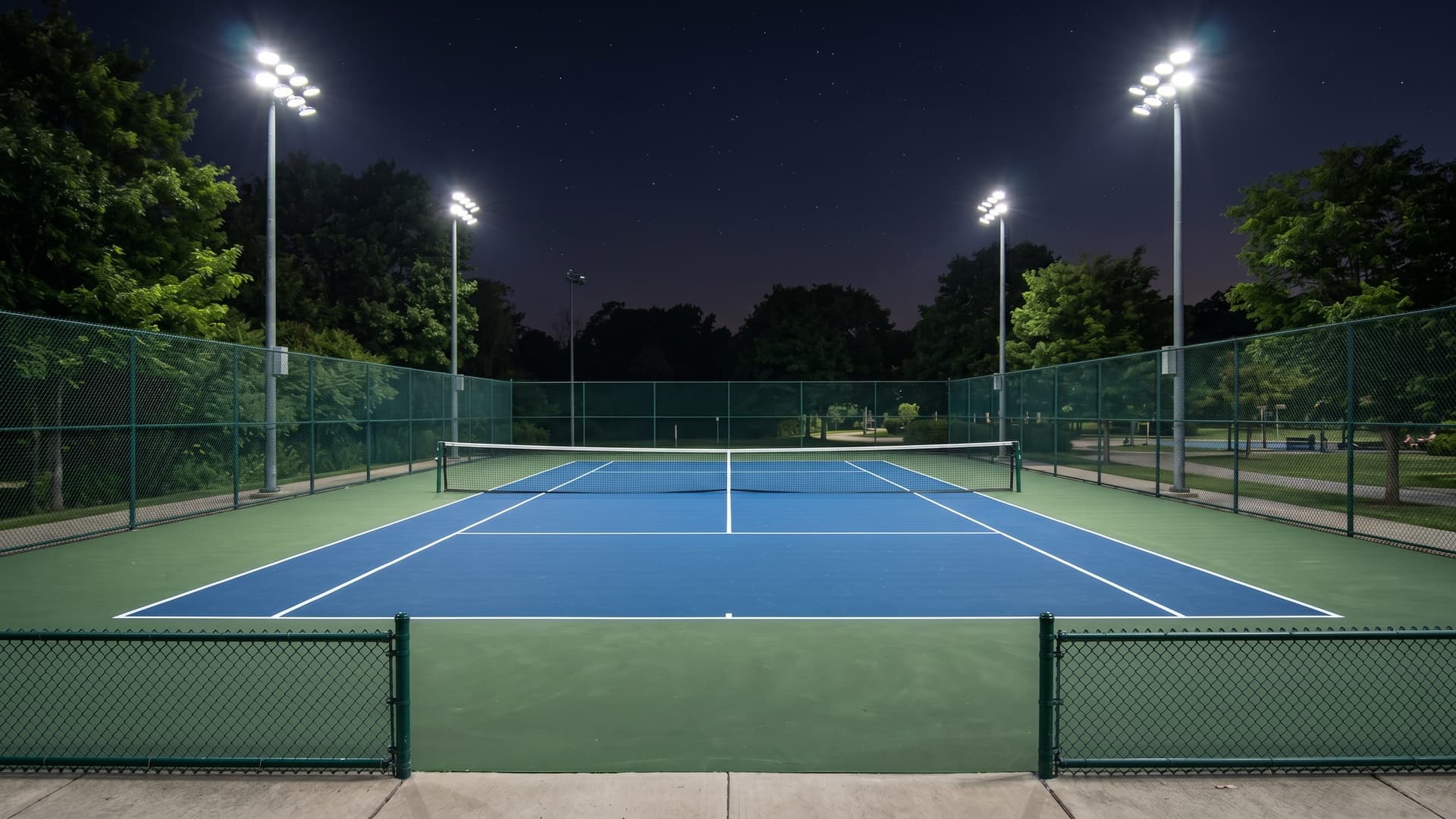 Gallery view 2 of Outdoor Hard Court with Floodlights