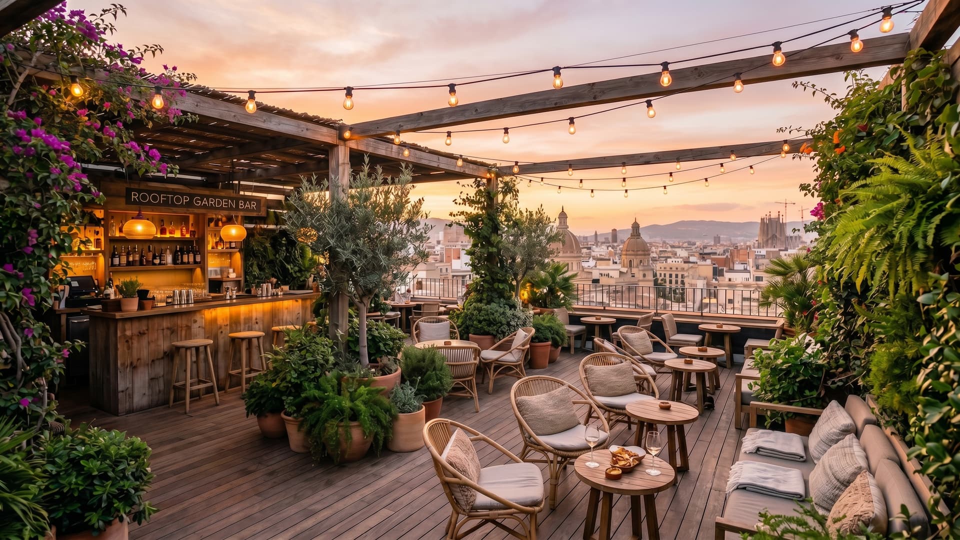 Main view of Cosy Rooftop Garden Bar