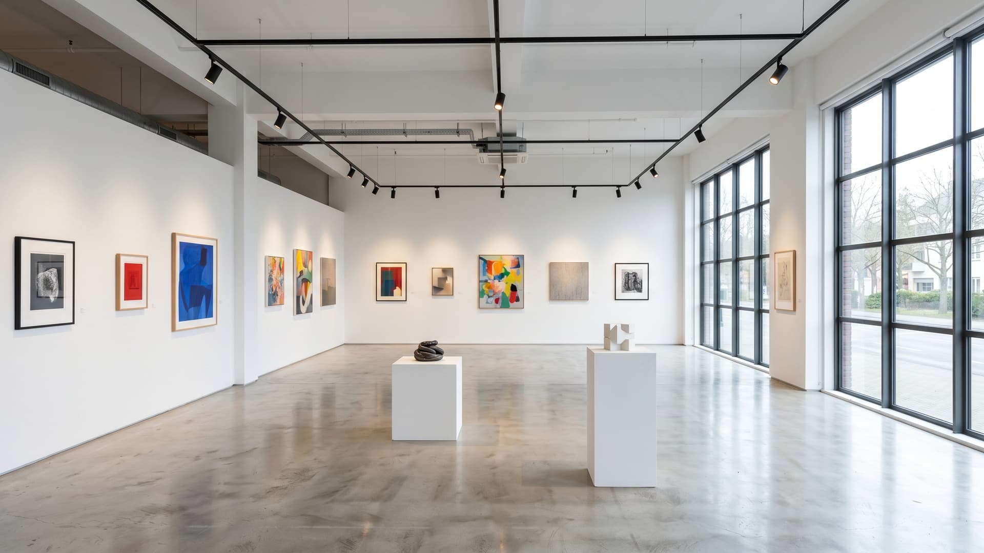 Main view of Modern Gallery & Exhibition Space